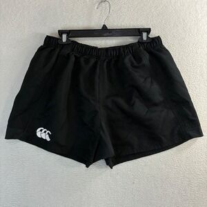 Canterbury Rugby Shorts Men 40 Black CCC New Zealand Athletic Workout Training